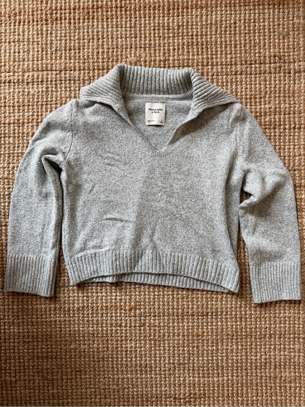 Abercrombie notch-neck sweater